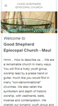 Mobile Screenshot of goodshepherdmaui.org